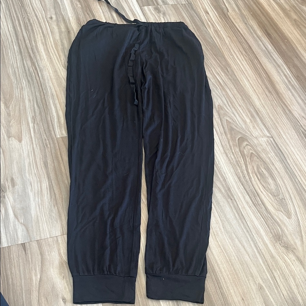 True & Co. Womens Black Joggers
